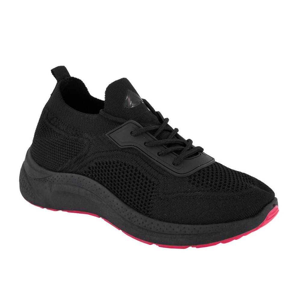 NEW ANDREA women's casual comfort light sneakers in black
